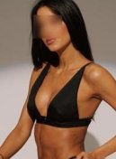 Naty thumbnail - long dark hair and a black plunge bikini top